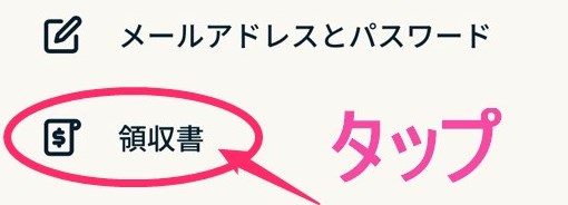 ExpressVPN 領収書確認 (iphone)