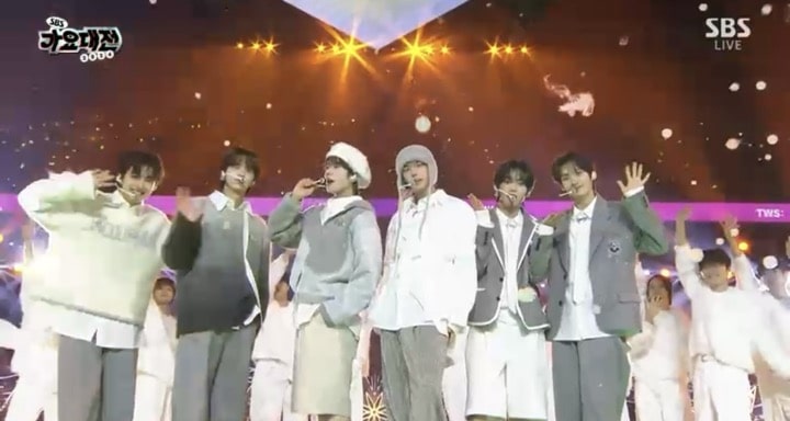 韓国SBS年末歌謡祭「歌謡大典」K-POP男性アイドルグループ