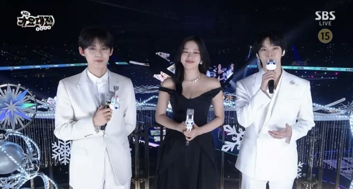 韓国SBS年末歌謡祭「歌謡大典」司会者の方達3人