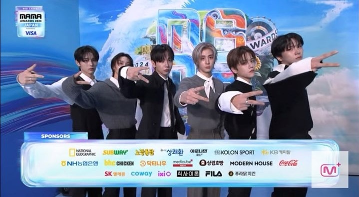 韓国 Mnet 「MAMA」(Asia music Awards) 男性アイドルグループ