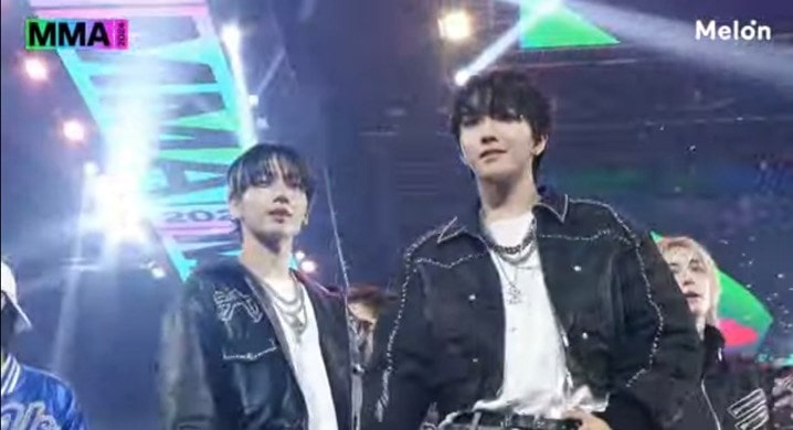 韓国MMA(Melon Music Awards)授賞式。男性アイドルグループ